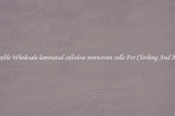 Flexible Wholesale laminated cellulose nonwoven rolls For Clothing And More