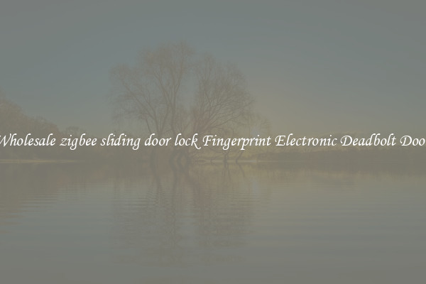 Wholesale zigbee sliding door lock Fingerprint Electronic Deadbolt Door 