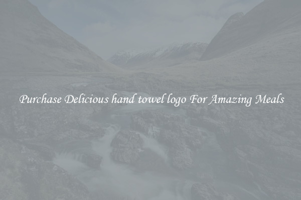 Purchase Delicious hand towel logo For Amazing Meals