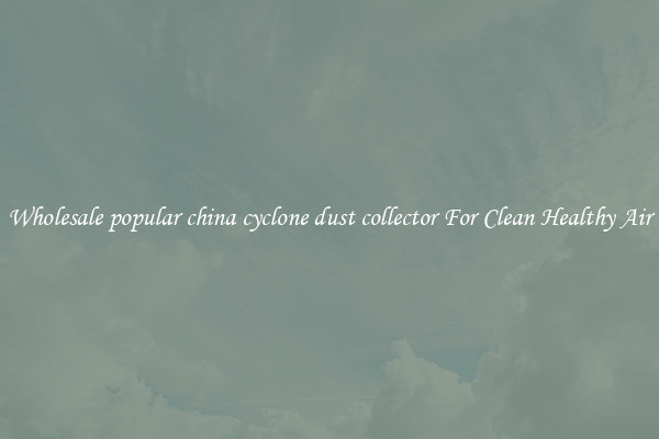 Wholesale popular china cyclone dust collector For Clean Healthy Air