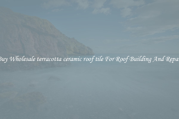 Buy Wholesale terracotta ceramic roof tile For Roof Building And Repair