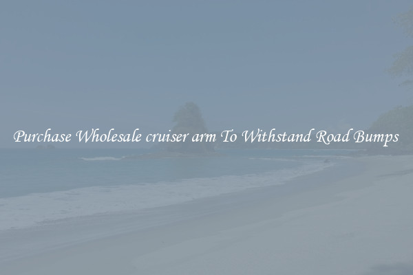 Purchase Wholesale cruiser arm To Withstand Road Bumps 