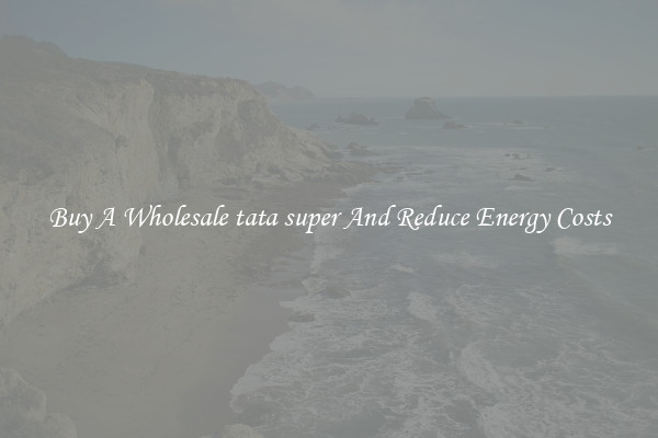 Buy A Wholesale tata super And Reduce Energy Costs